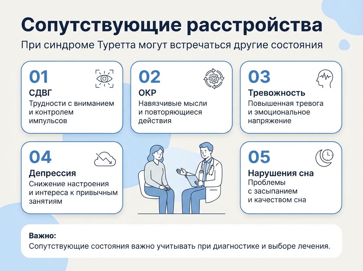 Лечение синдрома Туретта в Хотьково инфографика